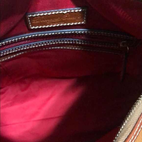 Dooney & Bourke Tan Hobo Bag with Tassel Detail - Picture 9 of 9